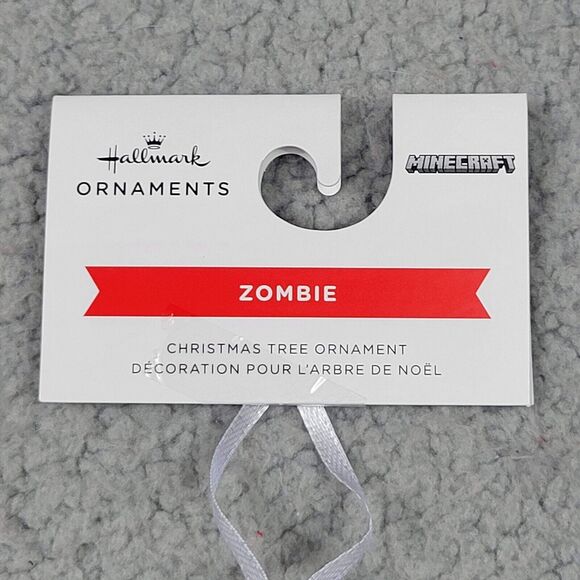 Minecraft Hallmark Ornament Zombie Decoupage Christmas Tree Decoration Holiday - Picture 7 of 9